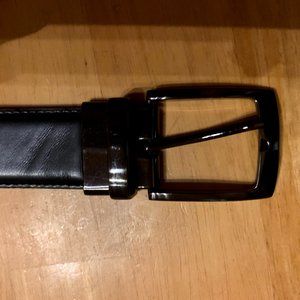 Men's Brown 34" Synthetic Leather Belt